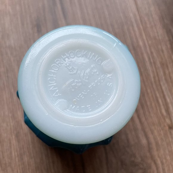 Anchor Hocking Fire King Vintage Blue Kimberly Mug - Picture 8 of 8